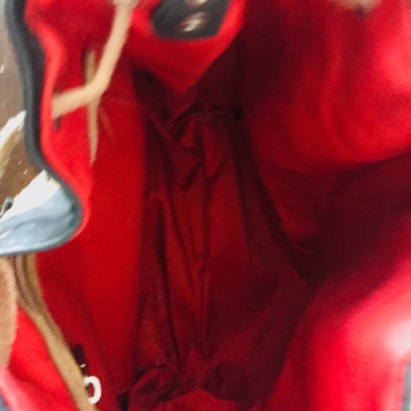 Violeta Suede & Leather Bucket Crossbody bag - Picture 4 of 7